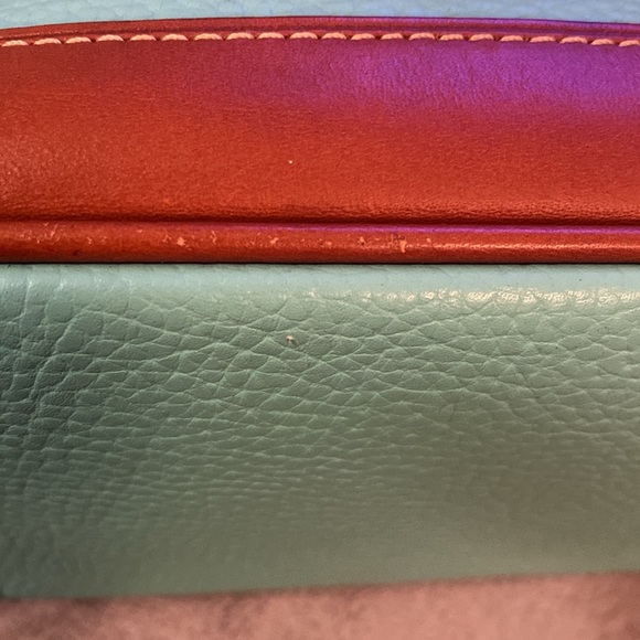 💚DOONEY & BOURKE💚Sea Foam GreenZip Satchel with Crossbody Strap/EUC - Picture 7 of 15